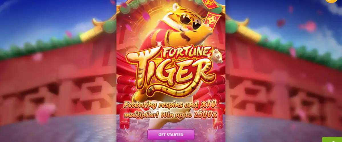 Fortune Tiger demo slot main screen with 3x3 reels and virtual coins 