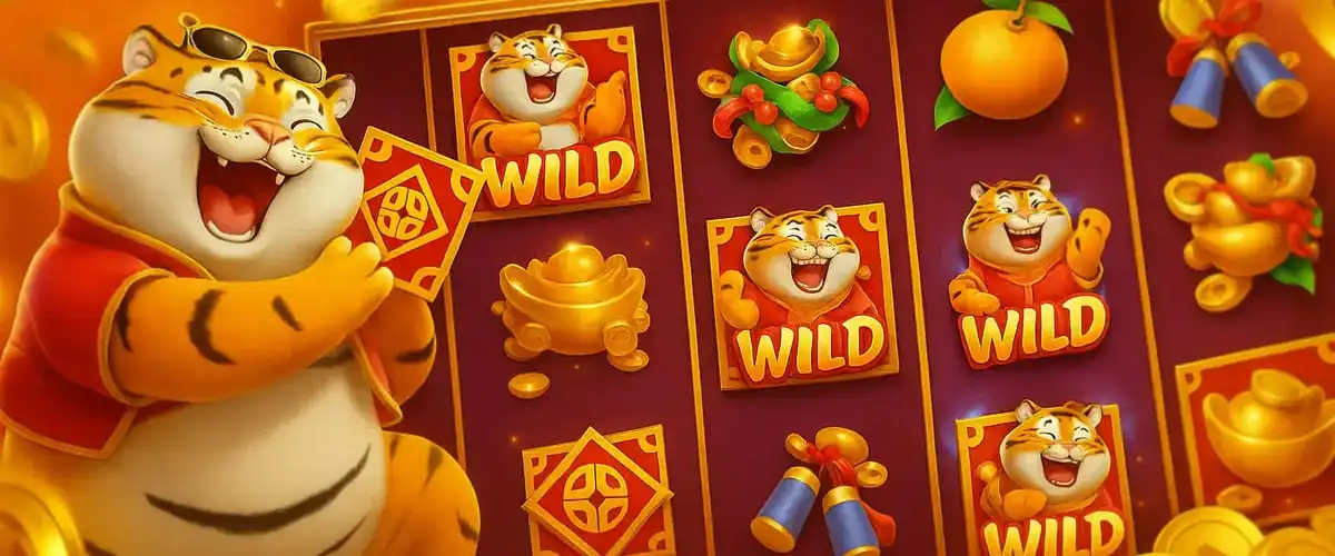 An example of how fake Fortune Tiger slots mimic the design of the original game