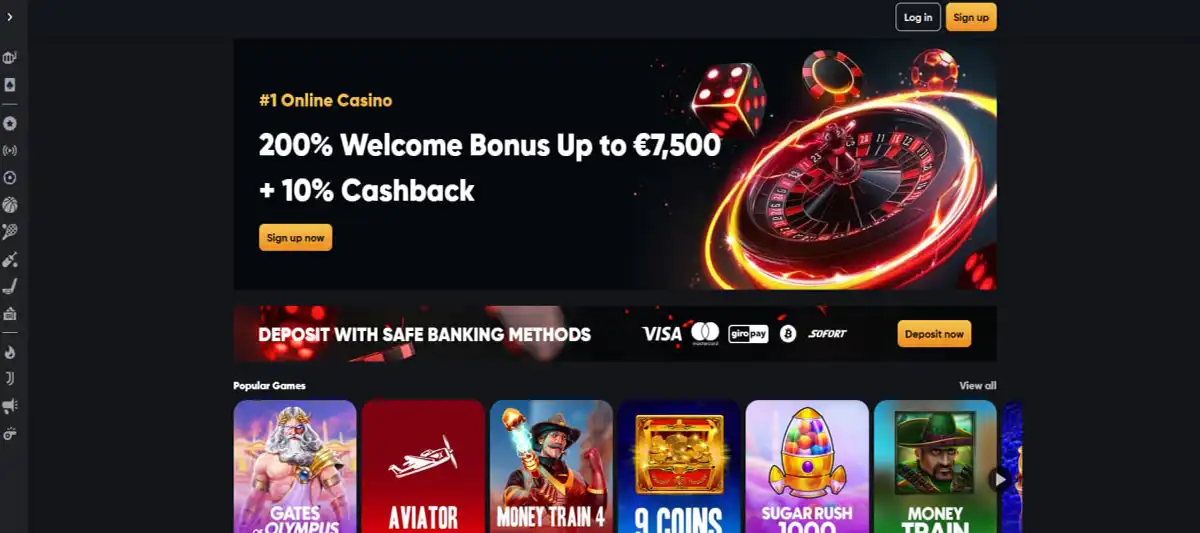 Fortune Tiger slot gameplay interface at Instant casino