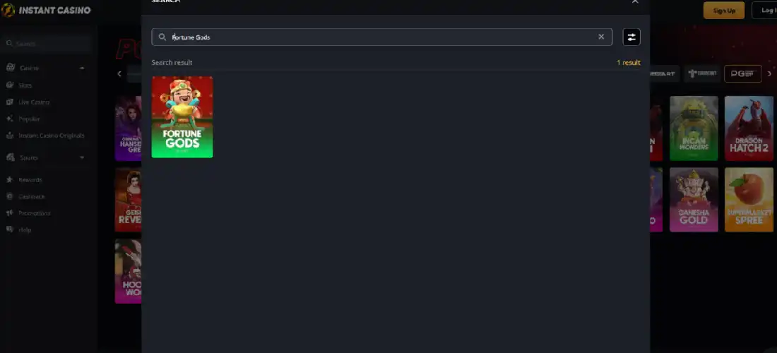 Bonus buy options analysis for Fortune Gods slot