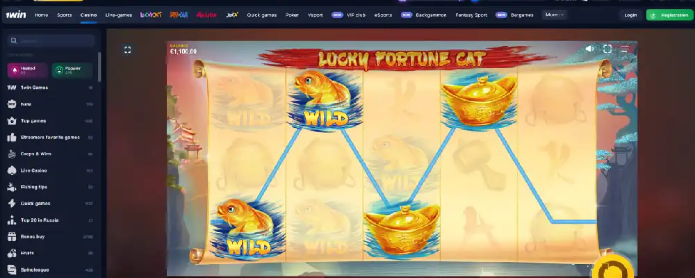 Lucky Fortune Cat demo slot for free online play on mobile and desktop