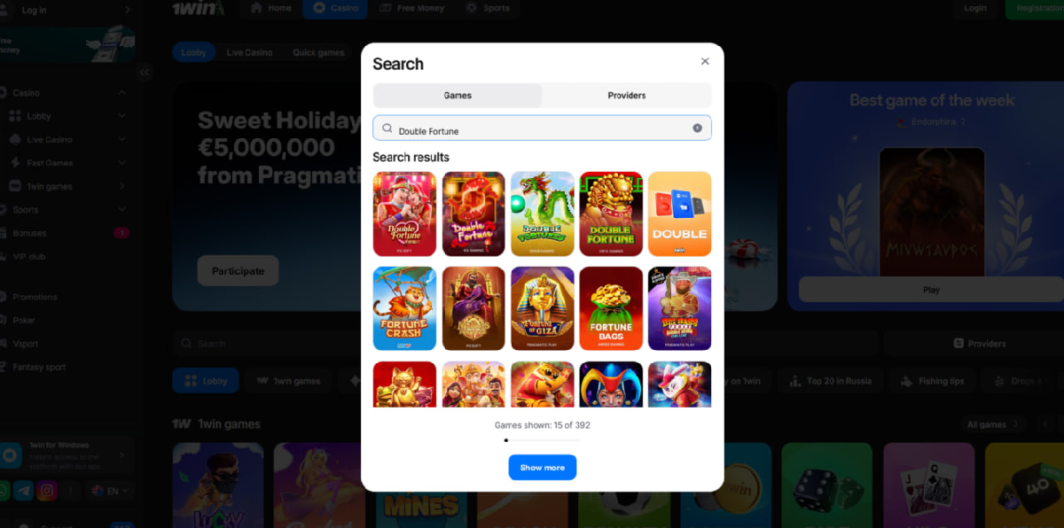 Double Fortune symbols and payout table explained 
