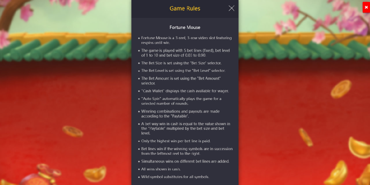 Fortune Mouse slot played in real session showing spin result Fortune Mouse slot played in real session showing spin result