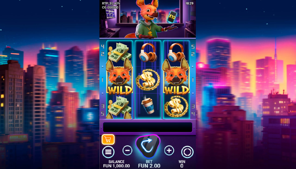 Free spins bonus round in Fortune Wolf slot