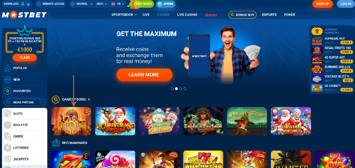 Midas Fortune demo mode and free play experience