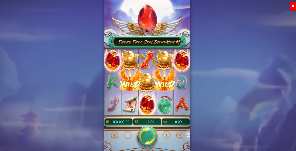 Phoenix Rises Slot characteristics including RTP volatility and max win